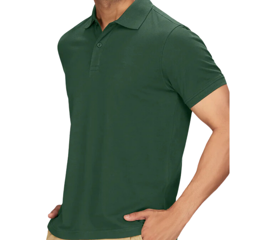 Polo T-Shirt-(OLIVE GREEN)