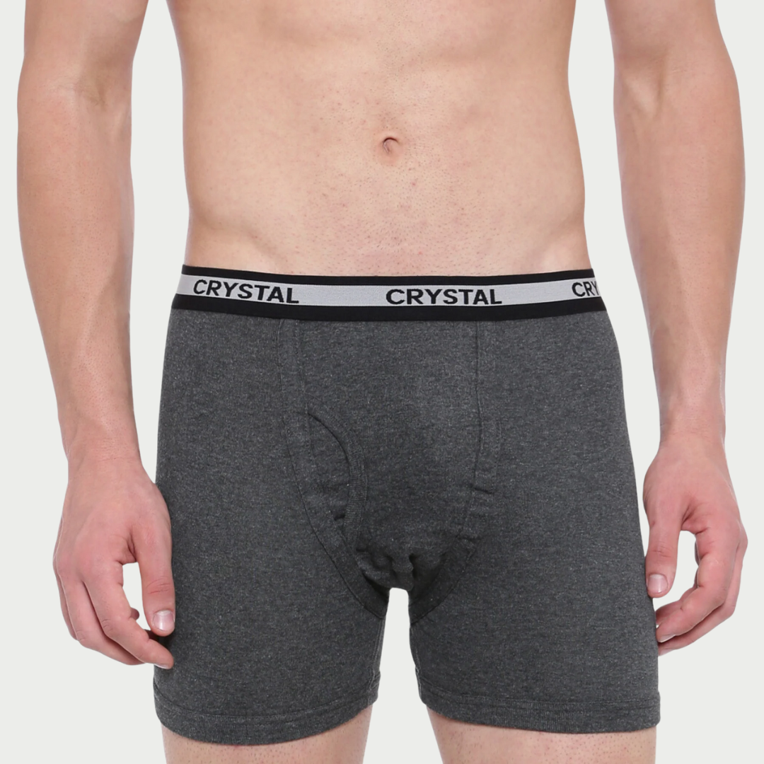 Rib Trunks - Charcoal Melange