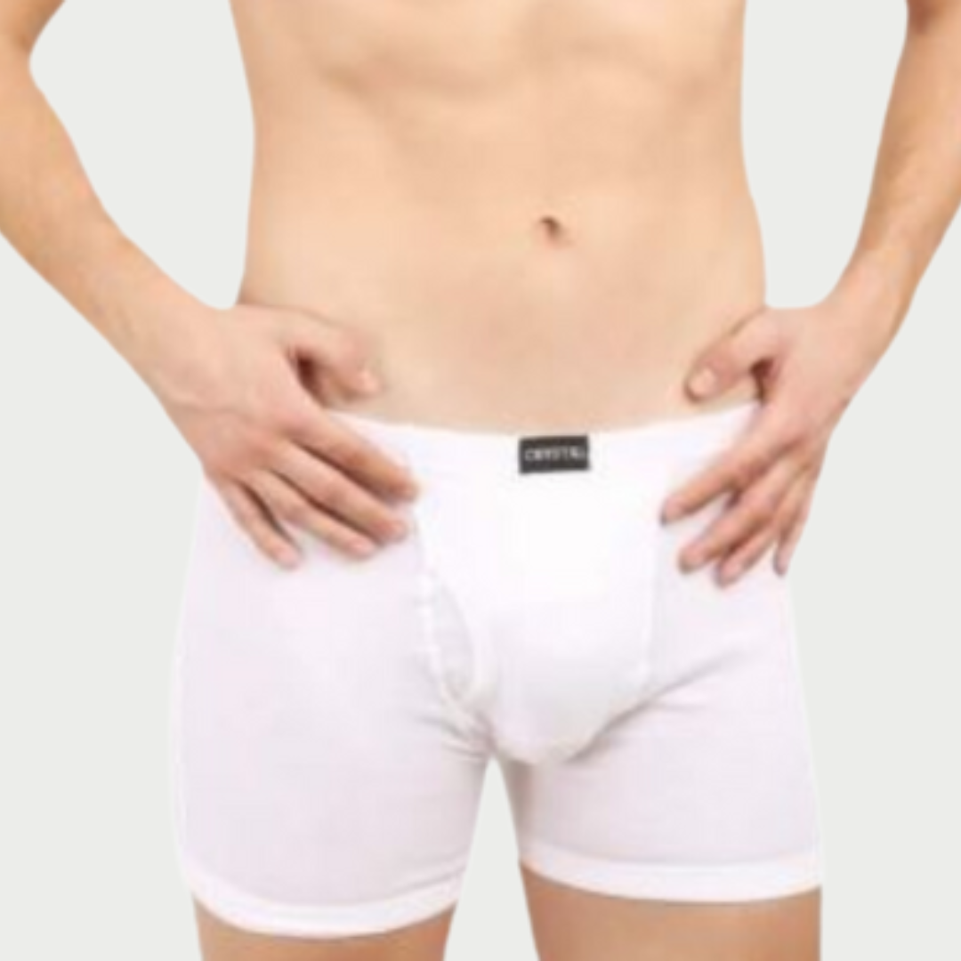 Silver Trunks -White-(Pack of 3)