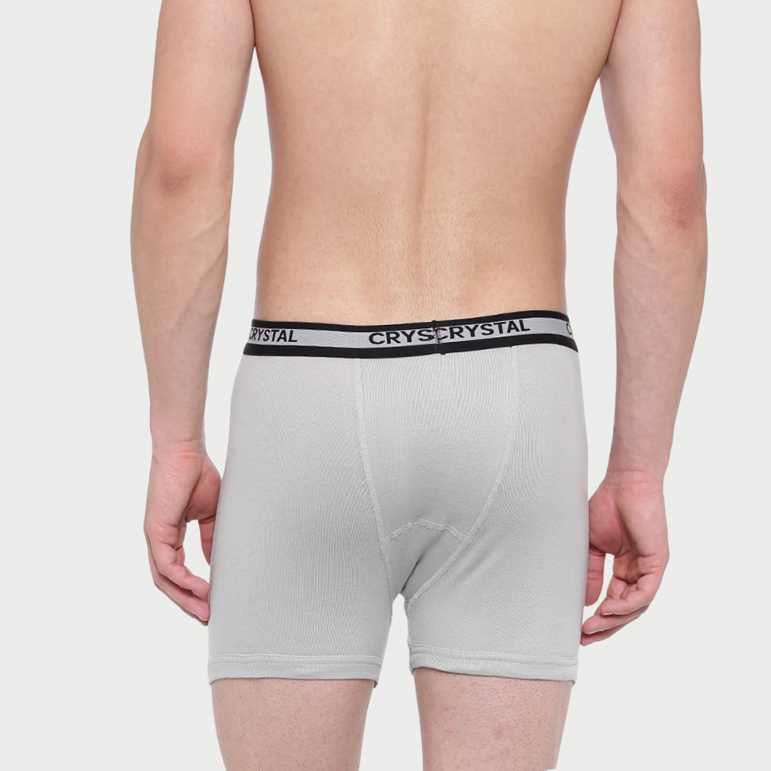 Rib Trunks - Grey Melange