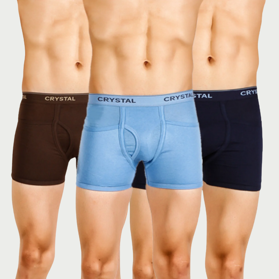 Alpha  Pocket Trunks - Assorted (Pack  of 3)