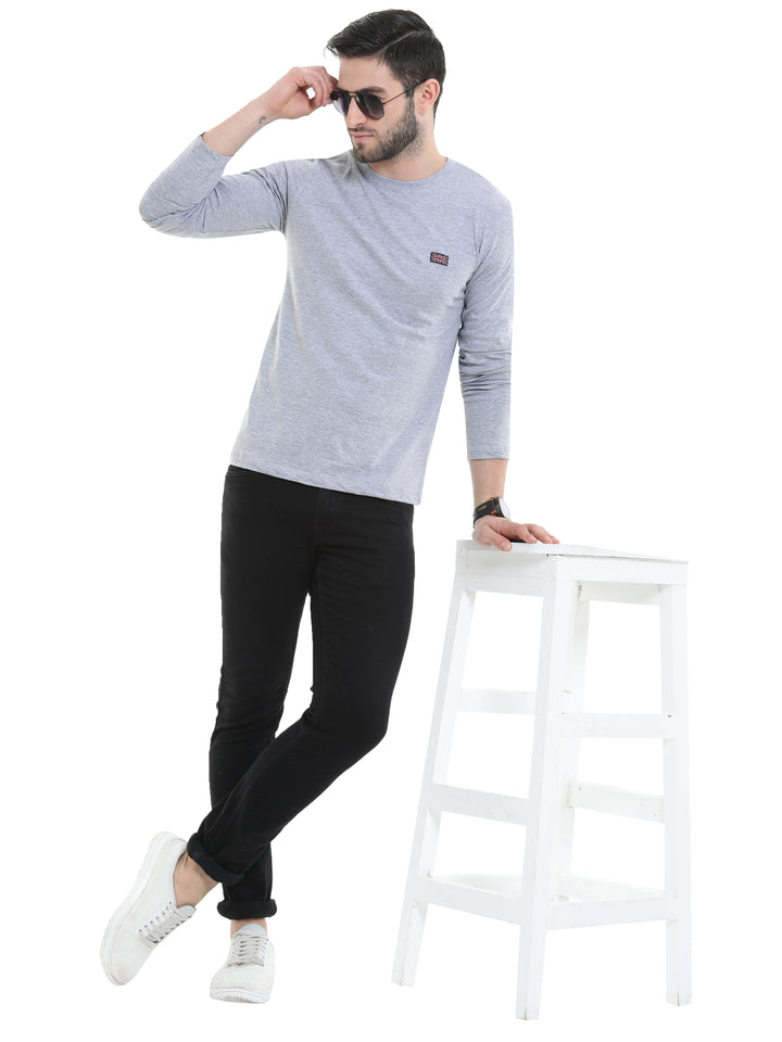 Long Sleeve T-Shirt (Grey Melange)