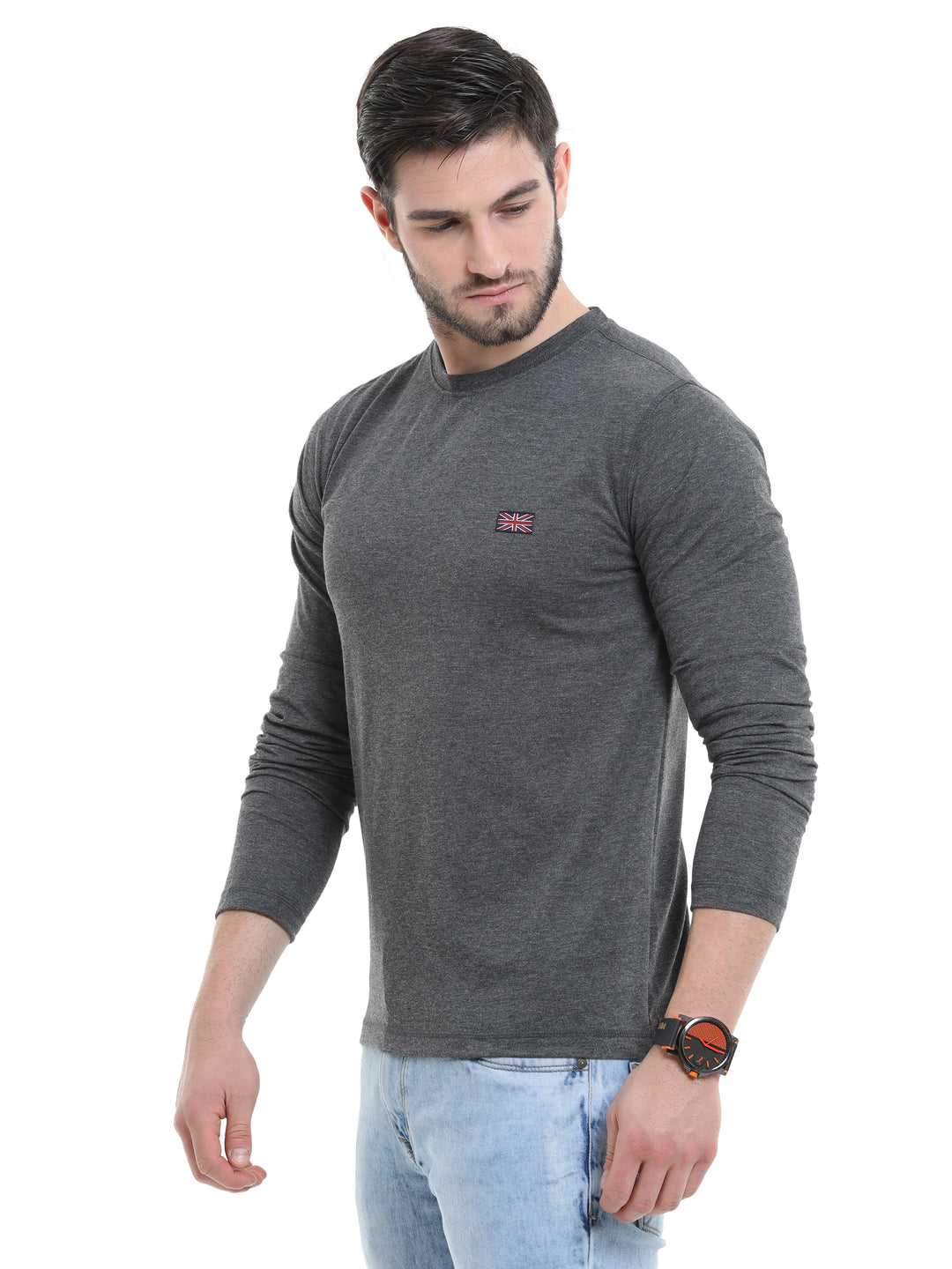 Long Sleeve T-Shirt (Charcoal Melange)