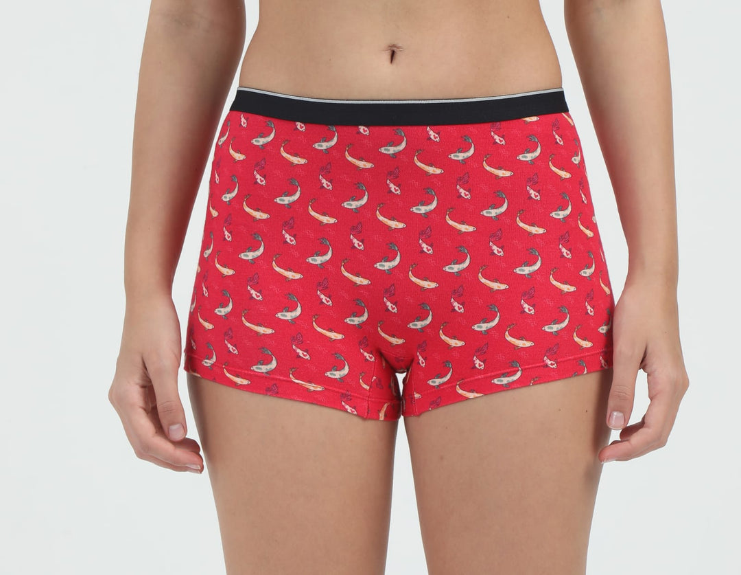 Boyshorts-printed-Bubblegum Sea