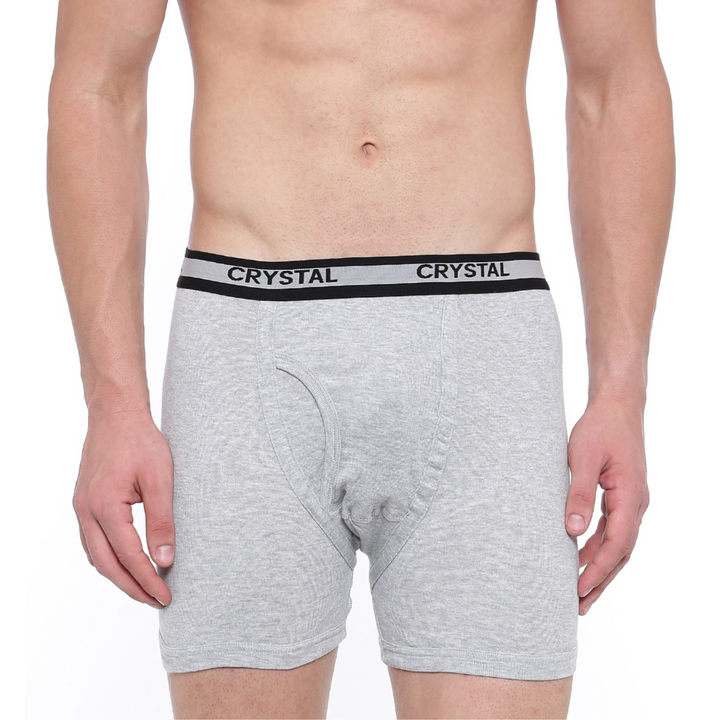 Rib-trunks-Grey Melange