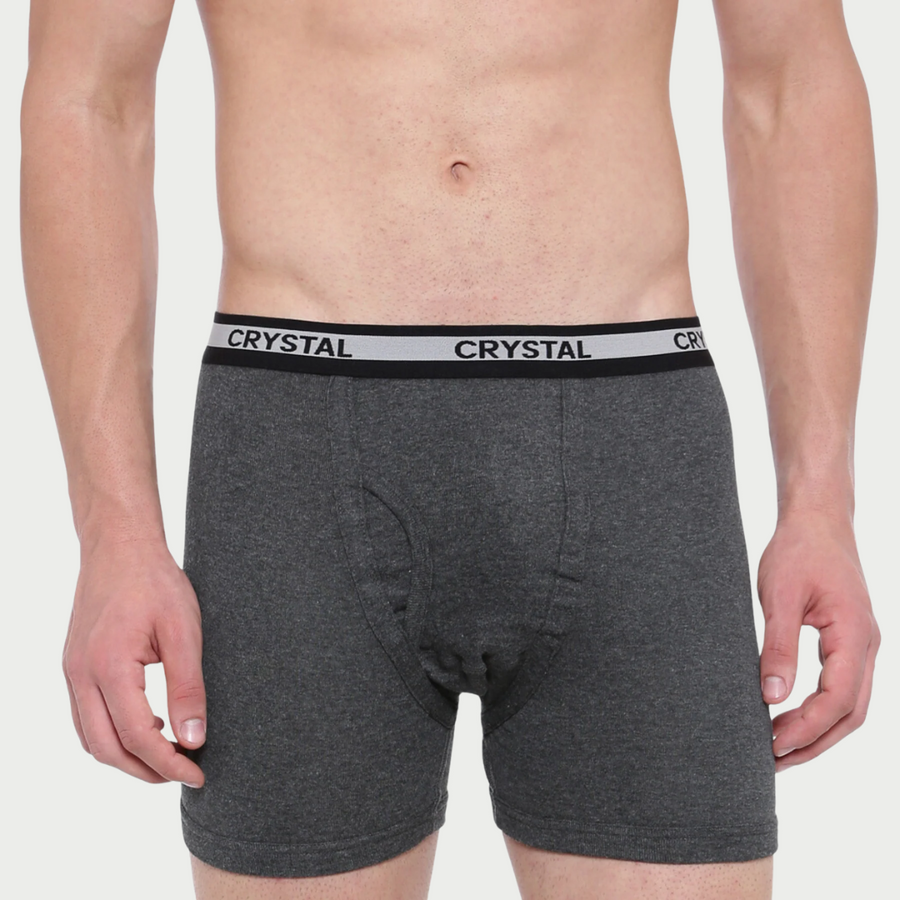 Rib trunks charcoal melange