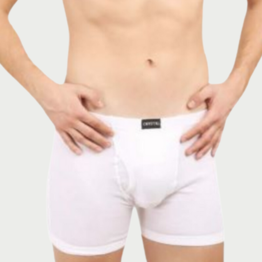 silver trunks white pack of 3